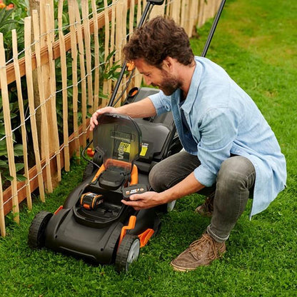 WORX Lawn Mower & Grass Trimmer Combo 20V Kit – image 7