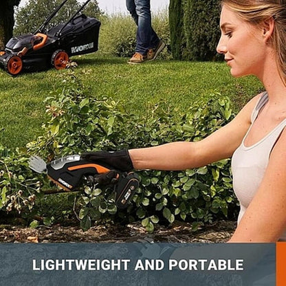 WORX Zen Powershare Cordless Hedge & Grass Trimmer 20V max | no: 1150r/min |10cm Cutting Width Grass | Shear Blade 12/20cm | Cutting Length Shrub Blade |TOOL ONLY – image 2