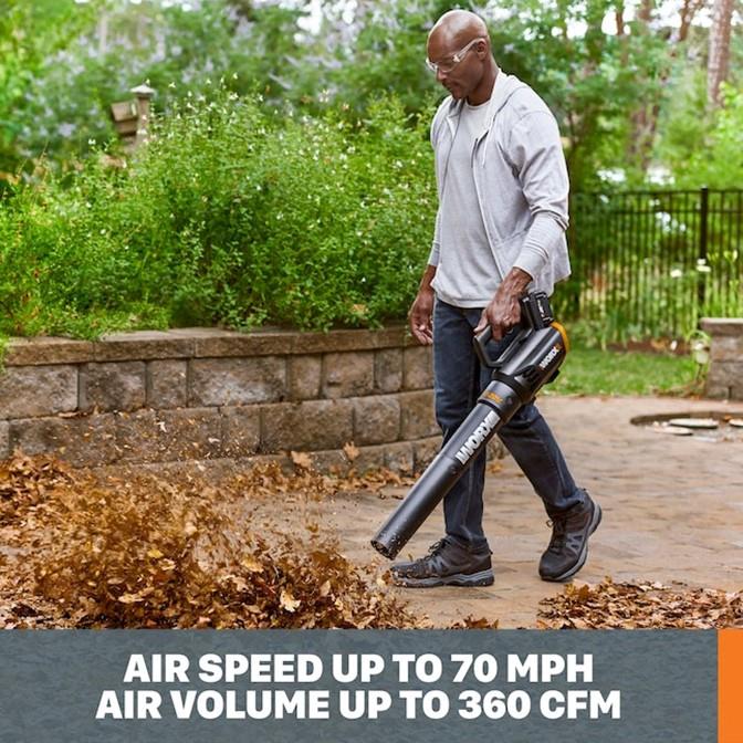 WORX Turbine Leaf Blower 120km/h 20V Kit – image 3