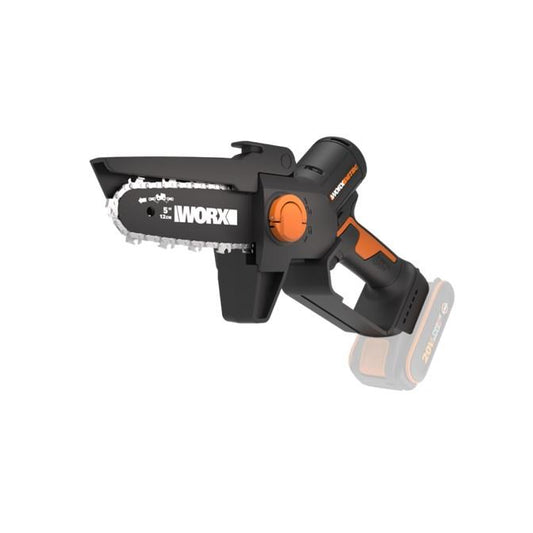 WORX NITRO BL One Hand Chain Saw 12Ccm Chain (self oiling) 20V TOOL ONLY - main image