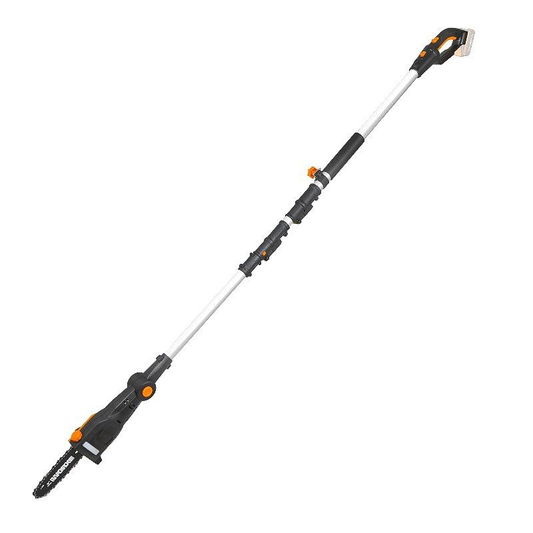 WORX Powershare Cordless Pole Saw with Auto Tension 2.3m (up to 4m reach) Length 200mm TOOL ONLY